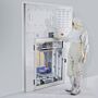 Air shower pass-throgh removes surface-deposited particles from carts and other large materials  |  6705-70 displayed