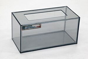 Dispenser; Glove, Static Dissipative PVC, 12"W x 6"D x 6"H, 1 Compartment, Benchtop