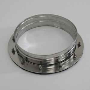 Glovebox Port; 304 SS, 8.5" Diameter, Round